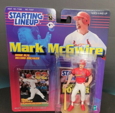1999 STARTING LINEUP HOME RUN RECORD MARK MCGWIRE CARDINALS with POSTER