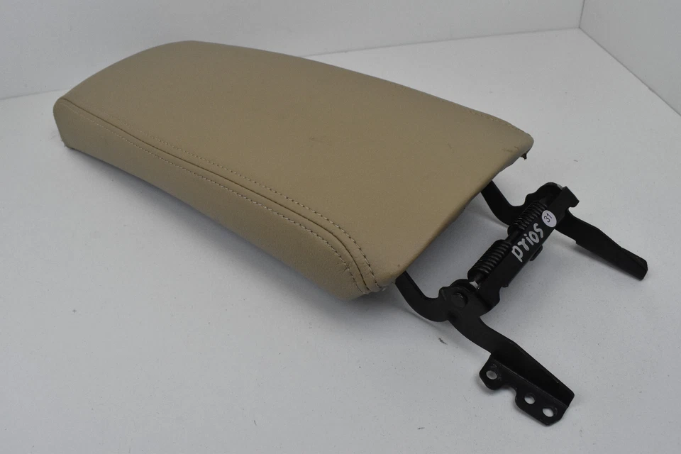 Toyota Prius 2010 2011 consola central cuero beige brazos corredizos tapa cubierta OEM Foto 3 de 4