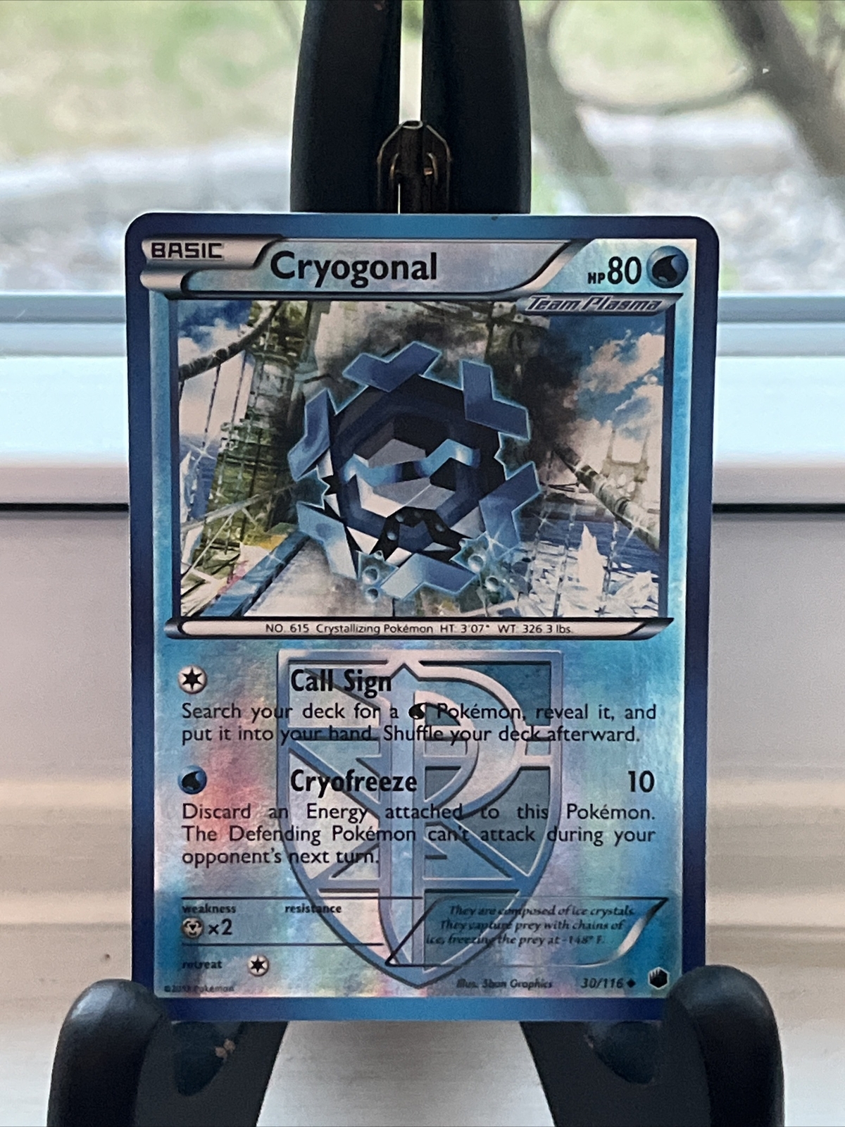 Cryogonal 30/116 | BW - Plasma Freeze | REVERSE HOLO | Pokemon LP