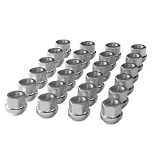 24Pc 14x1.5 Open End Acorn Bulge Lug Nuts For Chevy GMC Silverado Sierra 1500