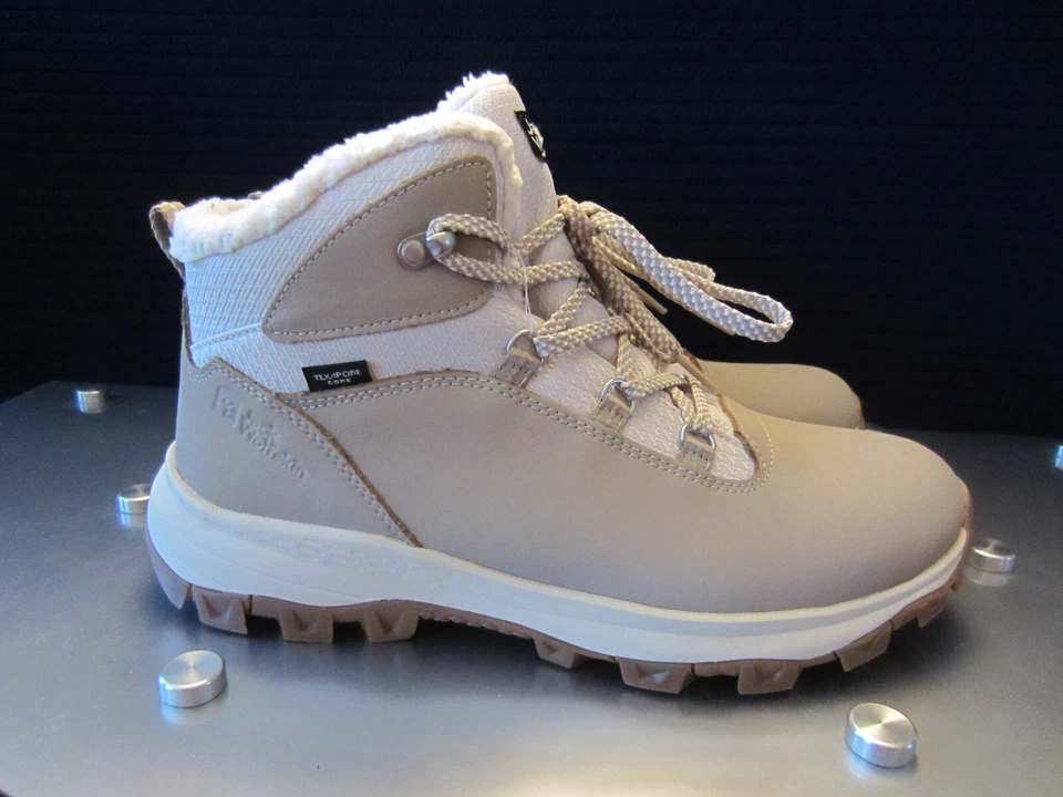 Jack Wolfskin Everquest Texapore Mid W Damen Boots Beige Gr.39, 40,5. NEU!