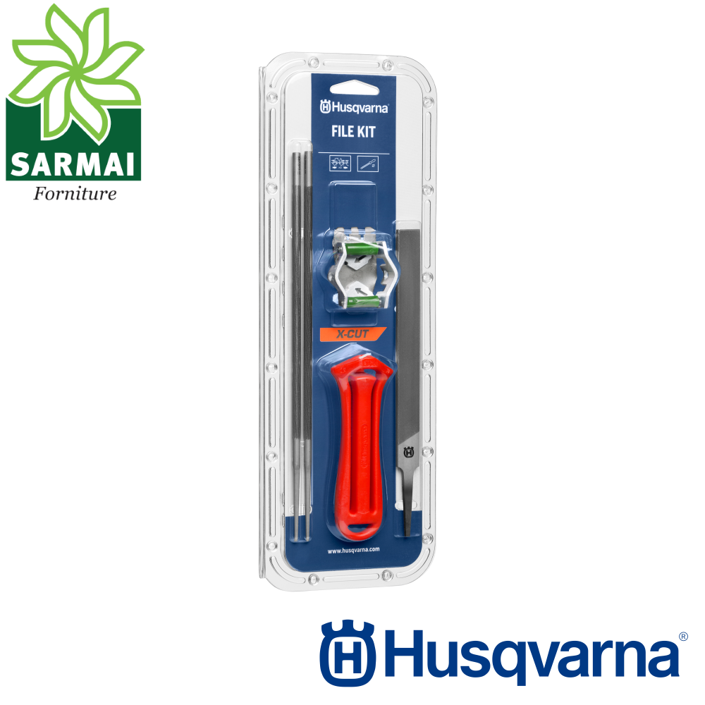 Kit Husqvarna affilatura 4 mm 5/32 catena motosega X-CUT SP21G passo 325 mini