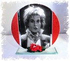 Freddie Mercury, Who Wants To Live Forever, Cut Glass Round Plaque Ltd Edition