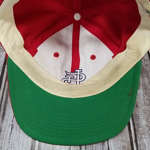 Vtg Twins Enterprise St Louis Cardinals Snapback Hat Cap MLB Genuine Merchandise - Picture 12 of 13