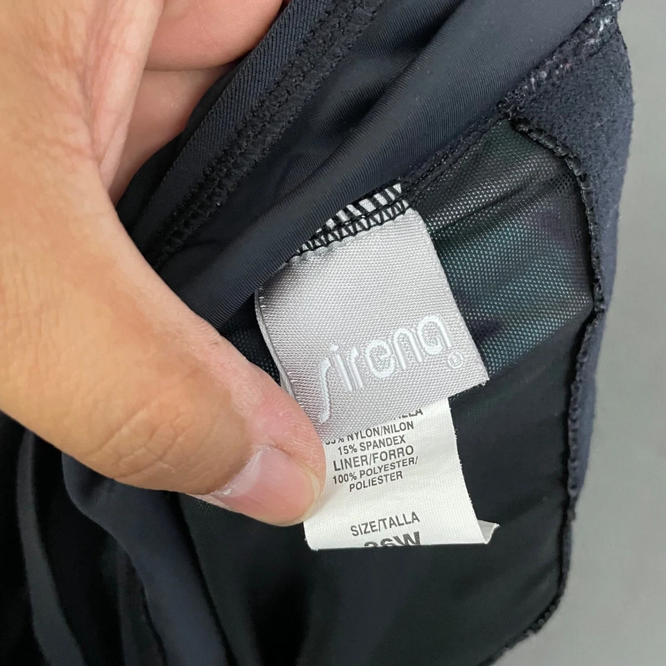 Купальник женский Sirena размер 26 Вт фиолетовый синий цветочный с перекрещивающейся спинкой цельный пляж мама - Изображение 4 из 4