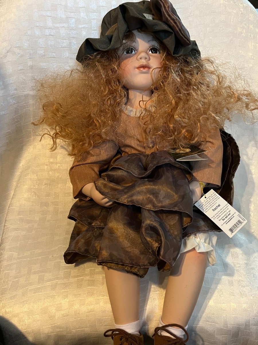 Geppeddo Collector Rachel Porcelain Sitting Doll Victorian 20