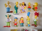 THE SIMPSONS 2007 KINDER SURPRISE FIGURES SET - FIGURINES COLLECTIBLES