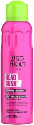 Bed Head by TIGI Headrush Shine Spray Smooth Shiny Hair 200ml FAST FREE P&P
