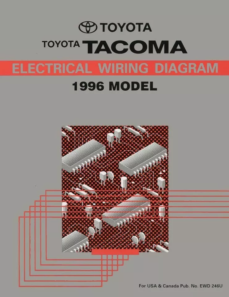 1996 Toyota Tacoma Wiring Diagrams Schematics Layout Factory OEM