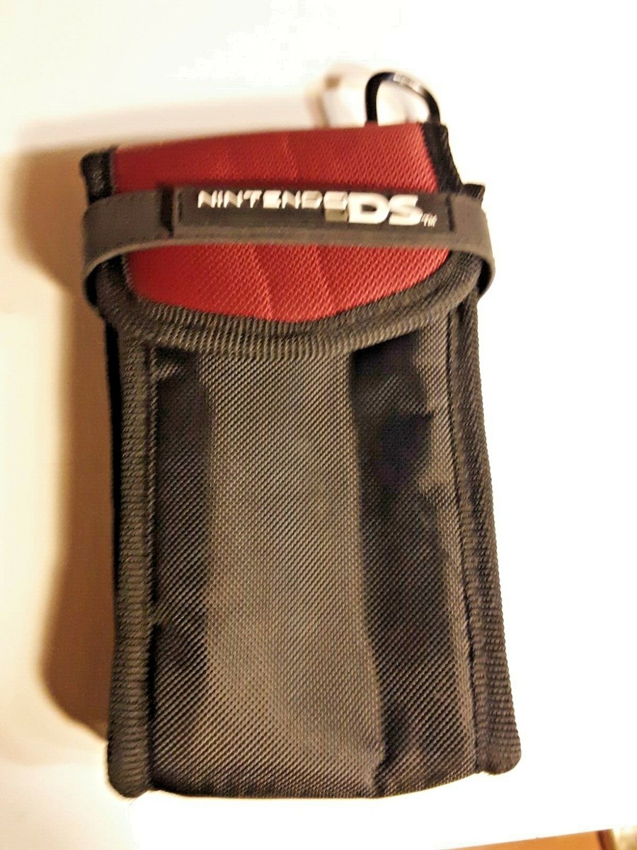 NINTENDO DS SWITCH N CARRY CASE maroon w/Clip Holder | eBay