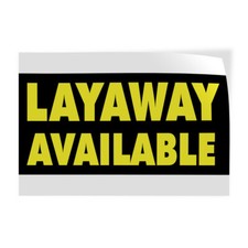 Decal Stickers Layaway Available Advertising Printing A Vinyl Store Sign Label