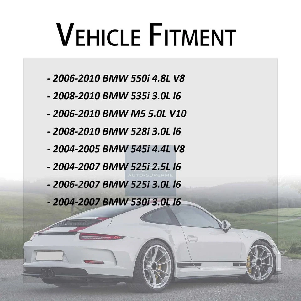 Brazo de control completo delantero inferior trasero 2x para BMW 535i 2008-2010 3,0 L Foto 2 de 4