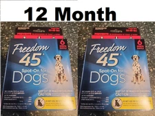 Freedom 45 Spot On Flea Tick Control Medium - Large Dogs 33-66 LBS - 12 Month