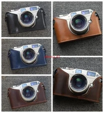 Handmade Genuine Leather Half Case Retro Protective Covers for Contax G1 Camera