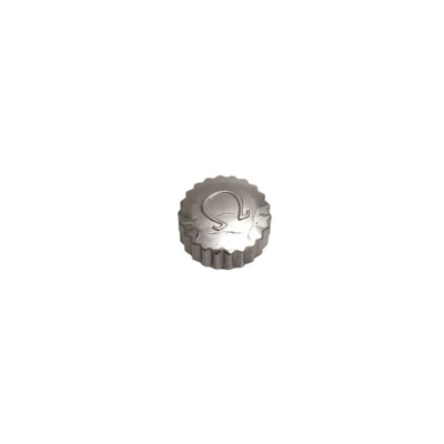 Omega Seamaster Krone Edelstahl Durchmesser 6.0 Höhe 3.0 Tubus 2.5 TAP 0.9 NOS