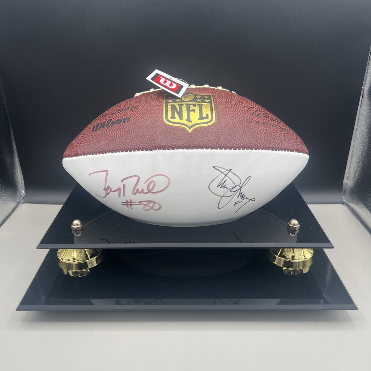 SIGNED NFL JERRY RICE#80/STEVE YOUNG#8 FOOTBALL🔥🔥AUTHENTIC | eBay