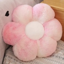 Flower Pillow Flower Shaped Throw Plush Cushion Flower Pink 20 Inches