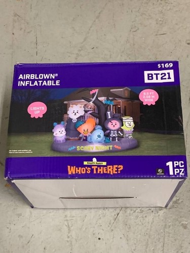 Neu - Riesige Bt21 luftgeblasene Garten aufblasbare Szene übrigens zur Feier 8,5 breit