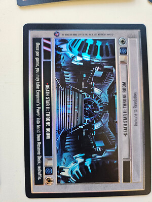 Star Wars CCG Decipher SWCCG: Reflections FOIL Death Star II: Throne Room