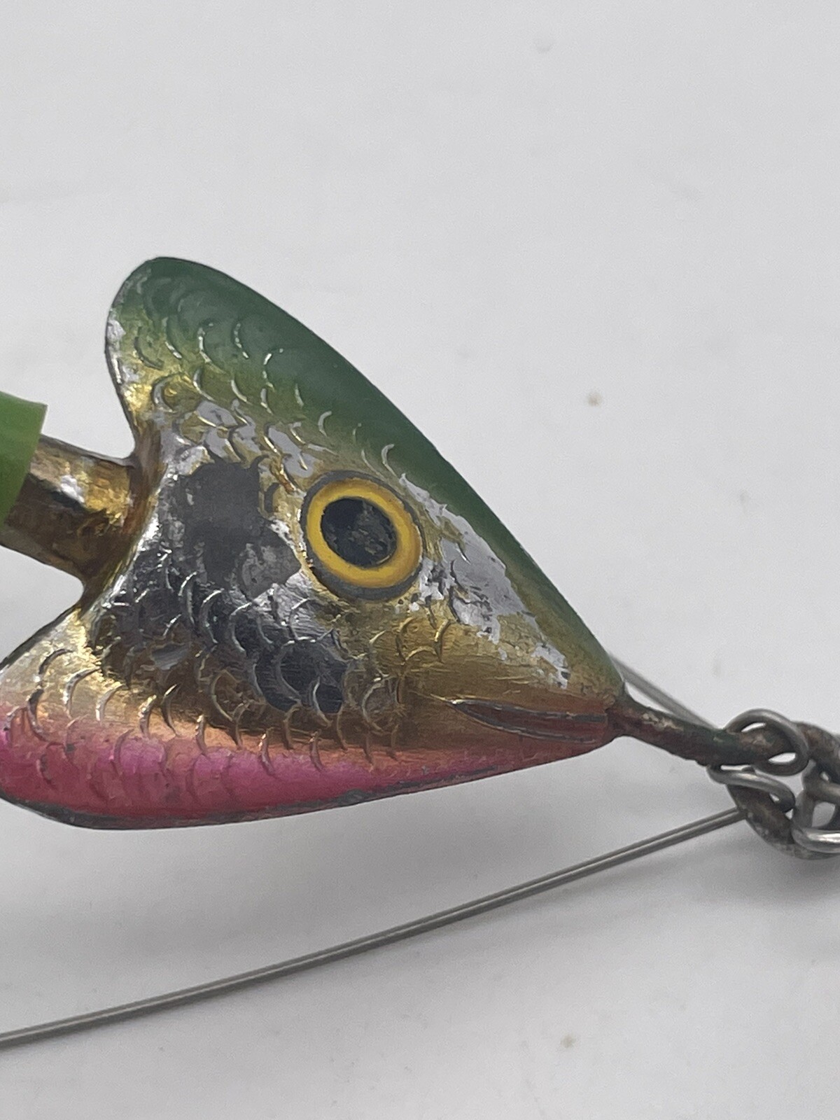Fred Arbogast HAWAIIAN WIGGLER 2 Red/Green 1" Below Surface Fishing