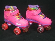 Crazy Skates Dream Roller Skates for Girls with LED Light-up Wheels US 3 EUC 