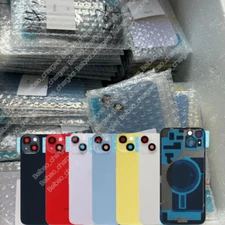 1-5 Pack Back Glass Replacement For iPhone 14 15 Pro Big Cam Hole Rear Cover Lot