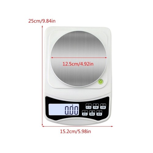 Lab Grade Digital Scale Accurate 0.01g Kitchen Scale for Gold and Medicinal Item - Picture 8 of 12