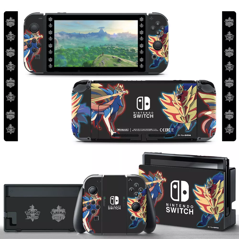 Pokemon Sword and Shield Vinyl Skin Decal Screen Protector Nintendo Switch  OLED