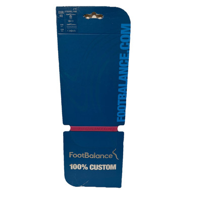 Footbalance 100% Custom Dynamic Einlegesohlen Dynamic Pink EUR 40 UK 6,5 NEU
