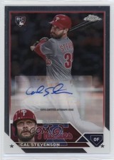 2023 Topps Chrome Update Auto Cal Stevenson #AC-CST Auto 1e5k