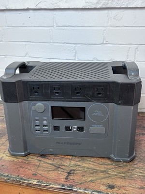 ALLPOWERS 2400W Portable Power Station Solar Generator AC DC For Parts Or Repair