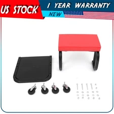Rolling Creeper Seat Mechanic Stool Chair Garage Work Shop Tools Tray Auto Car