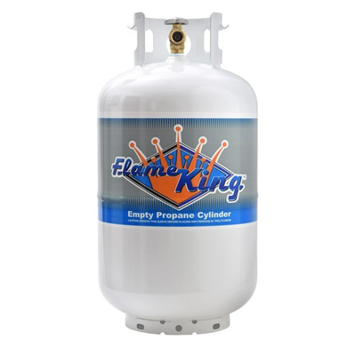 #ad Flame King 30 lb. Propane Tank with Type 1 Overfill Protection Device Valve $74.82