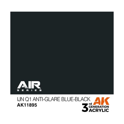 AK Paint IJN Qi Anti-Glare Blue-Black New