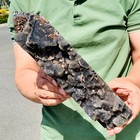 5.7LB Natural Sphalerite Crystal Cave Obelisk Quartz Crystal Energy Column — photo 2