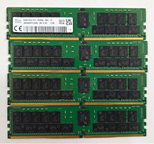 Lot of 4 x SK hynix 64GB DDR4-3200 ECC Registered RDIMM HMAA8GR7CJR4N