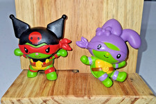 McDonalds Sanrio x TMNT Happy Meal Toy Lot Kuromi Raphael My Melody Donatello