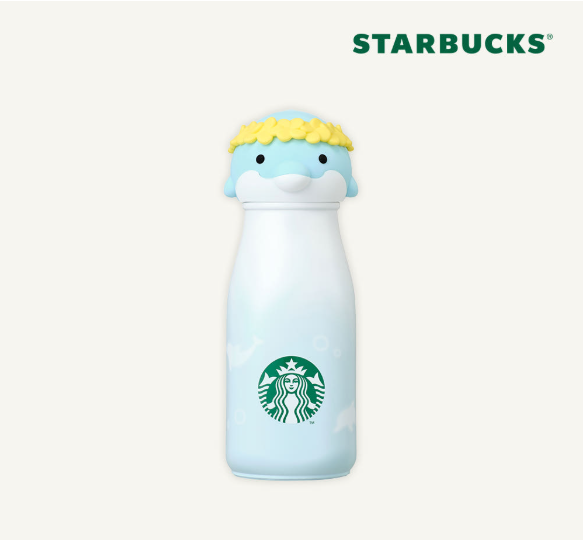 Korea Starbucks Official MD New SS Jeju Dolphin Kona Tumbler 237ml