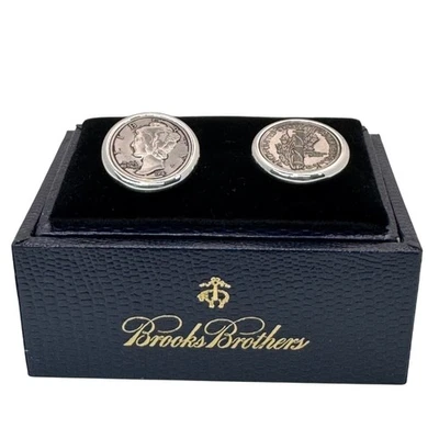 Brooks Brothers カフリンクス シルバー925 14KT Brooks Brothers Silver Cufflinks for Men for sale | eBay