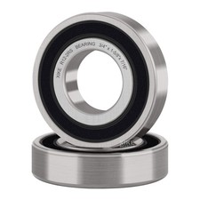 R12-2RS Double Rubber Seal Bearings 3/4" x 1-5/8" x 7/16", Pre-Lubricated and...