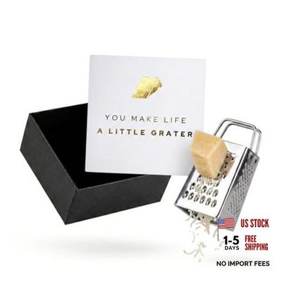 Mini Cheese Grater Gift Set - Funny Chef Gift, Friends, Coworkers, or Foodies