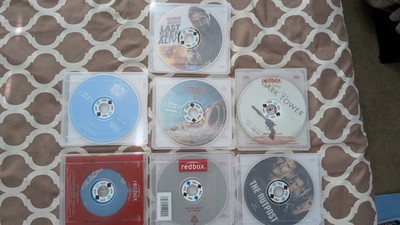 Redbox Random Mixed Blu-Ray Movie Lot of 7 W/ Cases - No Duplicates