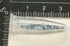 SELTENE ERDEN  kristallines OSMIUM Os76 - 0,74 Gramm  0,001ppm seltener als GOLD