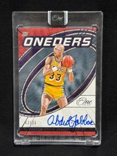 KAREEM ABDUL JABBAR LAKERS 2023-24 PANINI ONE AND ONE ONEDERS ON CARD AUTO #2/35