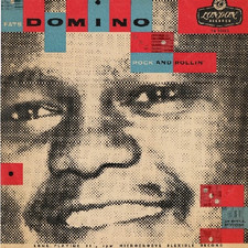 FATS DOMINO ROCK AND ROLLIN' HA-U 2028 LP, ALBUM, MONO, MIC