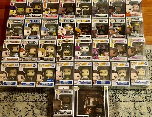 💥FUNKO SALE 💥 34 Funko Pop Lot of 34  (TV, Movies, Sports & Kawhi PSA 9)