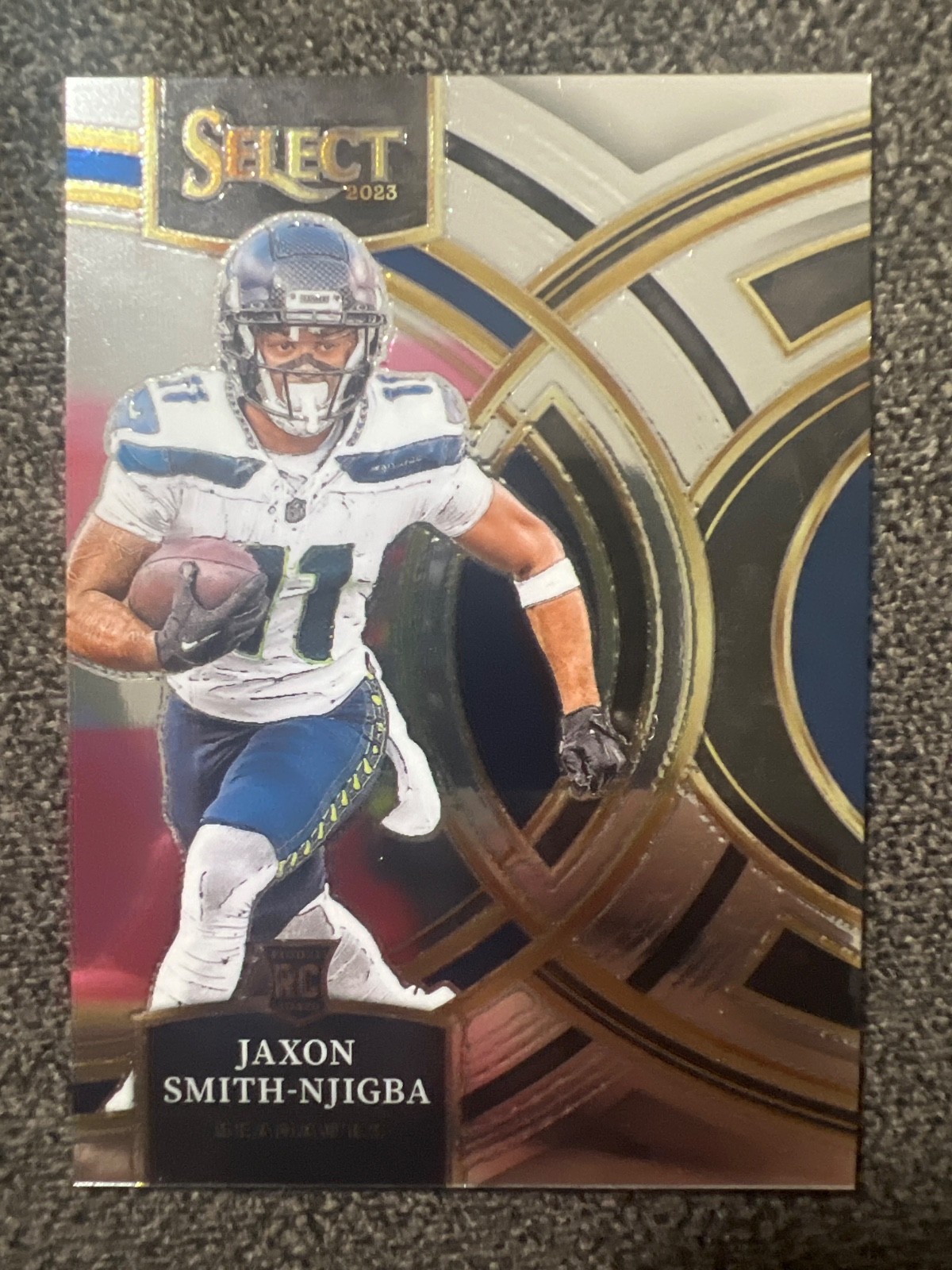 2023 Panini Select - Premier Level Jaxon Smith-Njigba #174 Silver Prizm (RC)