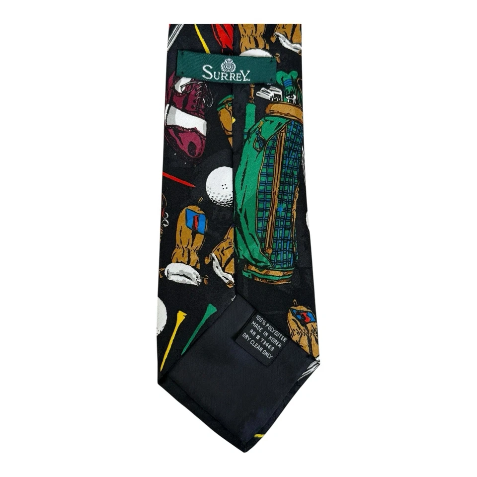 Palos de golf y bolsas putter Surrey para hombre con corbata en el cuello Foto 3 de 4