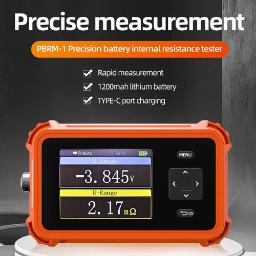 Battery Internal Resistor Tester Digital Analyzer 0 to 100Ω 0 to ±110V Meter - Picture 10 of 12