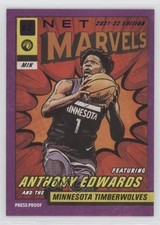 2021-22 Panini Donruss Net Marvels Press Proof Purple Anthony Edwards #11 00zd